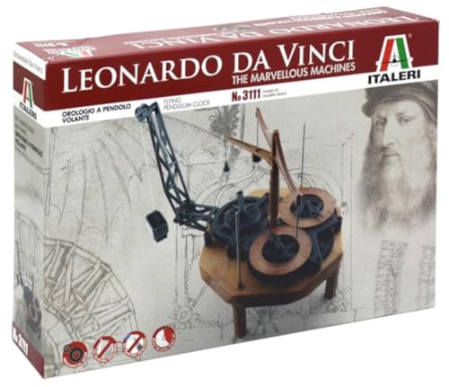 Pendule Leonardo Da Vinci Italeri : décorez votre bureau avec cette horloge à monter
