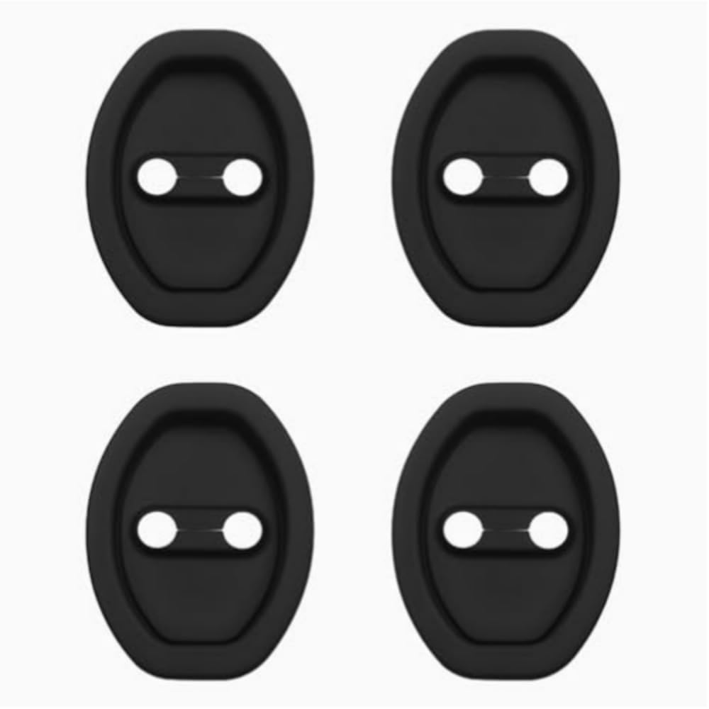 Car Door Lock Protector for Chevrolet Corvette Stingray/E-Ray/Z06/ZR1/ZR1X,Lightweight Waterproof Shock Absorber Pads Anti-Rust Stylish Reduces Closure Sound Easy Installation