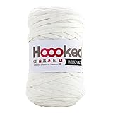 DMC Hoooked フックドゥ RIBBONXL リボンエックスエル 軽量 リサイクルヤーン 超極太 #28 Pearl White 250g 約120m DMC801