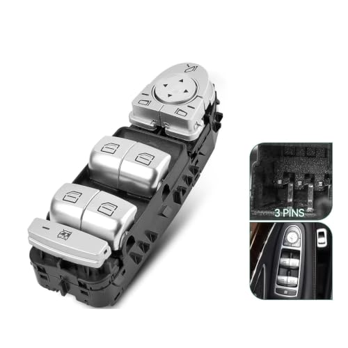 Bouton lève-vitre W205 W213 beige, finition haute qualité berline - 3