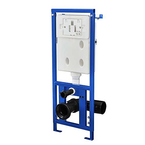 [Neu.Haus] Cisterna de WC empotrada para Inodoro Accesorio de baño (3/6 l) Elemento de Pared