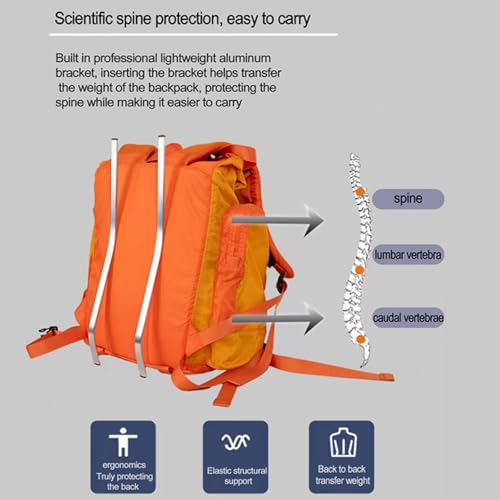 Travel Backpack Outdoor Cycling Mountaineering Backpack Sports Hiking Travel Large Capacity Lightweight Waterproof Backpack2