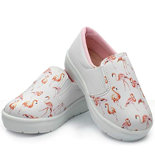 Tenis Iate Slip On Infantil Menina Casual Moda 26 (26, Flamingo)
