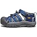 KEEN Newport H2 Closed Toe Water Sandals, Blue Depths/Gargoyle, 1 US Unisex Big Kid