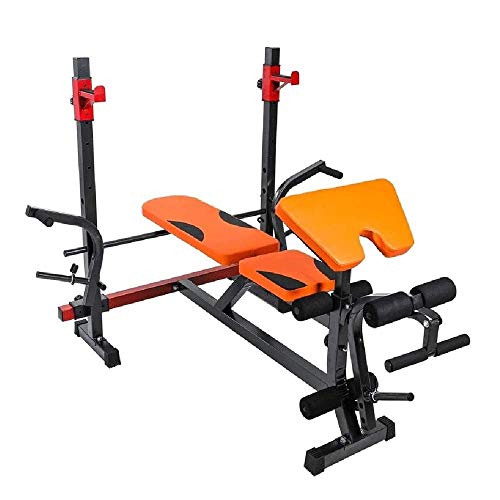 ERoomQ Adjustable Benches Squat Rack ht Table Multifunctional ht Bed Adjustable Bench Press Barbell Bed Home Fitness Equipment Benches