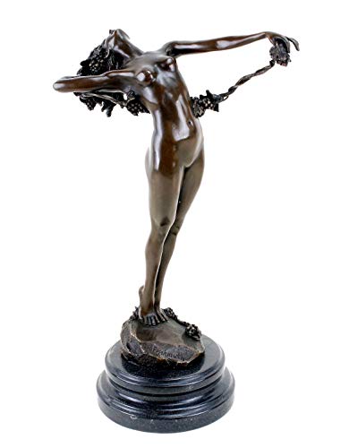 Kunst & Ambiente - Bronzefigur von Harriet Whitney Frishmuth - The Vine (1923) - signiert - Jugendstil Skulptur & Statuen kaufen - Dekoration Cover