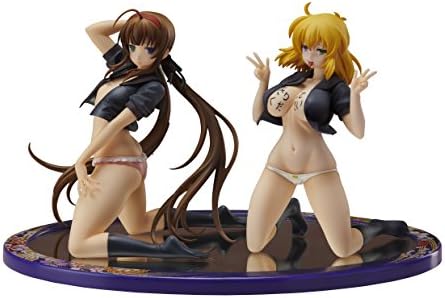 Proovy Senran Kagura NewWave G Burst: Ryobi and Ryona Kiwami Girls Slender Glamorous PVC Figure (Sailor Uniform Version)