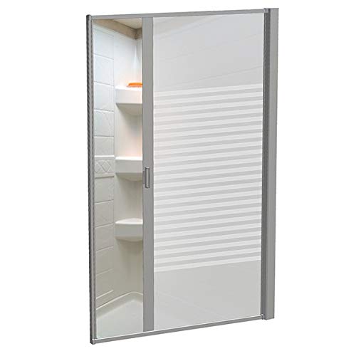 Nautilus 68"x48" RD RV Shower Door Opaque Stripe Nickel Amazon.in