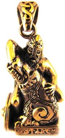 Dryad Designs Bronze Norse God Tyr Pendant Viking Pagan