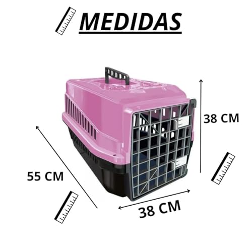 Caixa de Transporte Caes e gatos n5 rosa