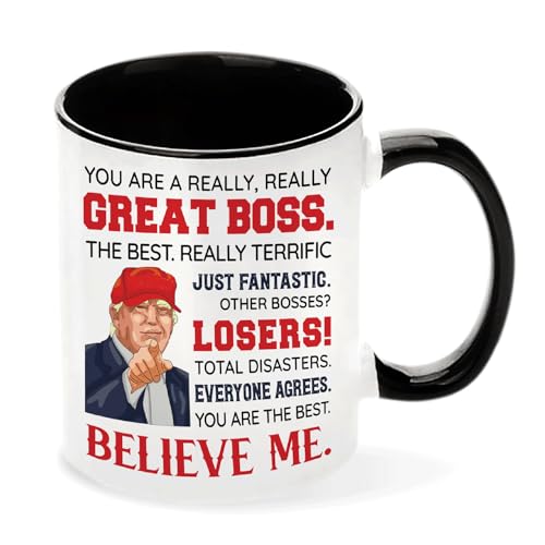 Viberty Boss Mug 11 Oz - Funny Boss Gifts for Men Women - Boss Birthday Gift,Christmas Gift, Boss Day Ceramic Mug