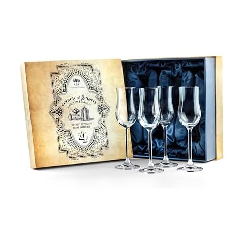 Set of 4 GLASSIQUE CADEAU Snifter Glasses Cover