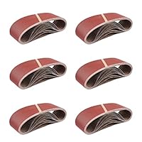 FD-Workstuff 10 Stück Premium 75x533 Schleifbänder MIX je 2 x Korn 40,60,80,120,180 gemischt I Schleifband I Bandschleifer 75 x 533 mm