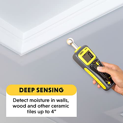 General Tools Moisture Meter MMD950 - Humidity Sensor - Pin Type / Pinless Device - Spherical Sensor - Thumbnail 2