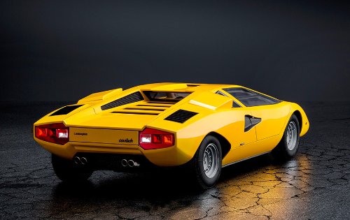 Amazon.co.jp: ランボルギーニ・カウンタック LP400 (イエロー) (1/12