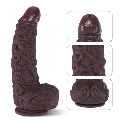 Image of 12.4 Inch Huge Monster Dildo, 2.5'' Diameter Giant Fantasy Dildos, Thick and Long Big Dildos for Women, Silicone Suction Cup Sex Toy for Anal Play, Adult Sex Toys for Ultimate Pleasure