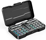 ORIA Jeu de tournevis magnétique, 24 en 1 Kit de tournevis à cliquet avec DIY Poignée amovible à cliquet et multi bits, Kit d'outils de réparation de précision portable pour l'électronique, l'ordinateur, le mobilier