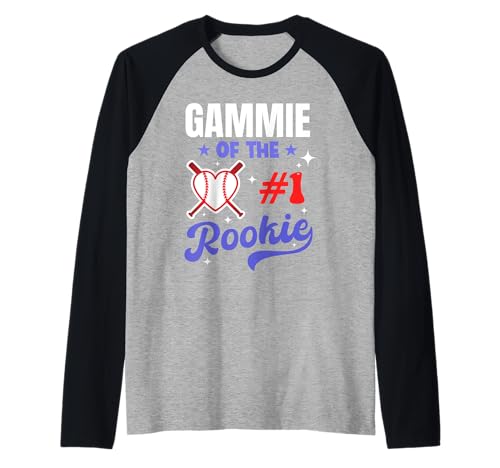 Gammie Of Rookie - Juego de fiesta de cumpleaños de béisbol Camiseta Manga Raglan