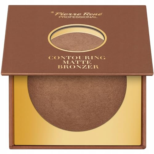 Pierre Rene - Bronceador mate en polvo para contorno de 10 g