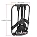 SplendoRoute Folding Bike Front Rack Set for Brompton Bike Front Carrier Block (Black)