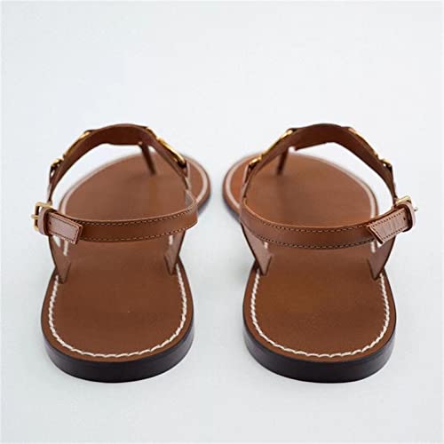 ls For Women Women ls Flats Slippers Flip Flops Buckle Female Shoes6.5 UK3