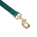 YUDOTE Weiche Cord-Hundeleine Klein,1.5x150cm,Flaschengrün