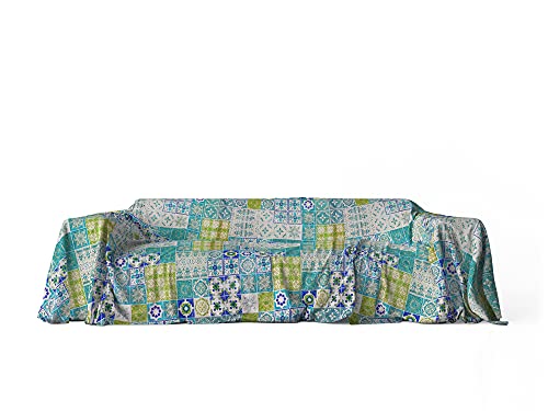 Cieffepi Home Collections Telo arredo art. BURANO (180 x 270 cm, Tiffany)