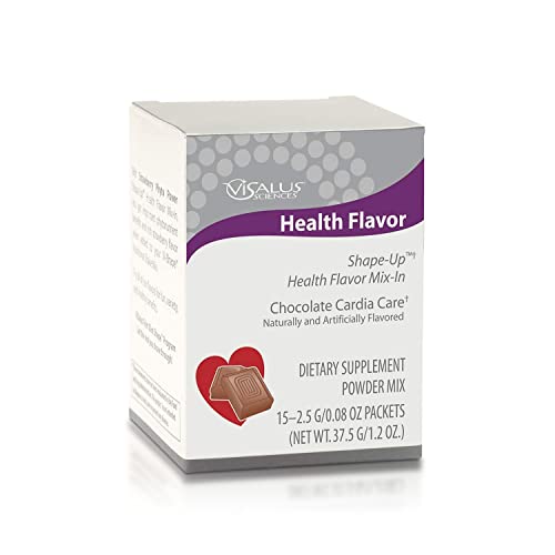 ViSalus Health Flavor Mix-In - Heart Healthy Polyphenols - 8 Calories - 2g Carbs - Chocolate (15 Packets)