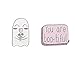 GDLGDL Köstliche Eiscreme Pizza Metall Emaille Brosche Topf Note Aufkleber Karte Happy Ticket Abzeichen Pin Set Einzigartiges Modeschmuck Geschenk Stil