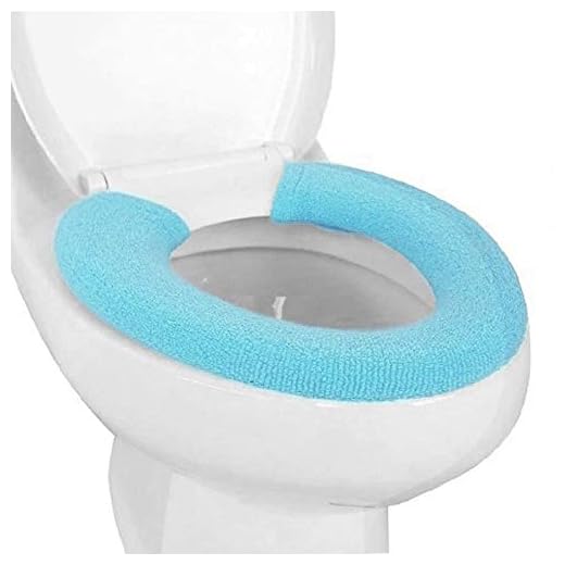 Soft Warm Thicken Stretchable Toilet Seats Covers (Blue)