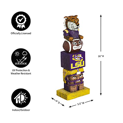 Team Sports America NCAA LSU Tigers Tiki Totem - Thumbnail 5