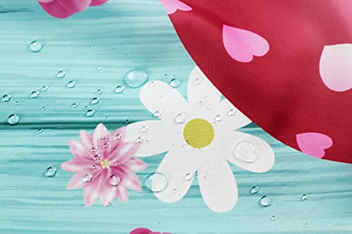 Cuteiush Easter Egg Rectangle Tablecloth Waterproof Fabric Happy Easter Table Cover 60X84Inch Easter Spring Party Holiday Table Cloth Protector 60X84Inch For Home Kitchen Dinning Decoration #TOP6