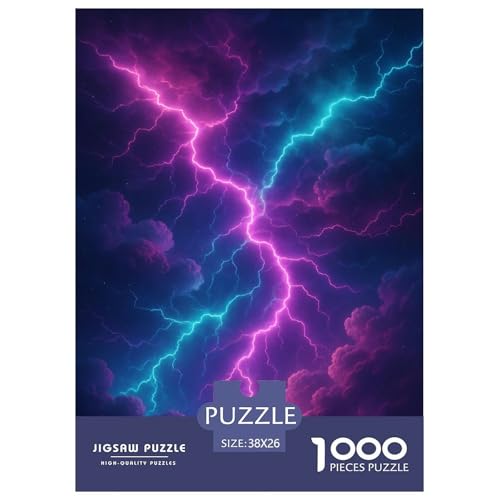 Yingxin34 1000-Teile-Rundpuzzle – Lila Motiv, Kreatives Freizeitspiel Für Erwachsene & Kinder, Inkl. Lösungshilfe (68 Cm)