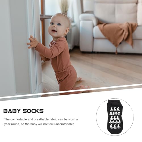 GALPADA 5pairs Boy Girl Non- Cotton Socks of Breathable Floor Boat Socks for Early Walking Yoga and Playtime Comfortable Grip Design for Boy Girl Aged2
