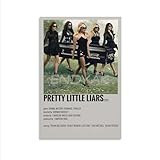 ENDYAK Minimalist Poster for The Movie Pretty Little Liars Home Living Room Bedroom Decoration Gift Printing Art Poster Unframe-style 12x18inch(30x45cm)