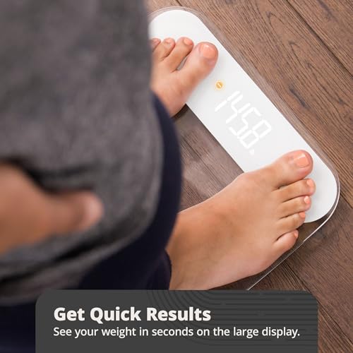 Image of Greater Goods AccuCheck Digital Bathroom Scale for Body Weight (Clear)