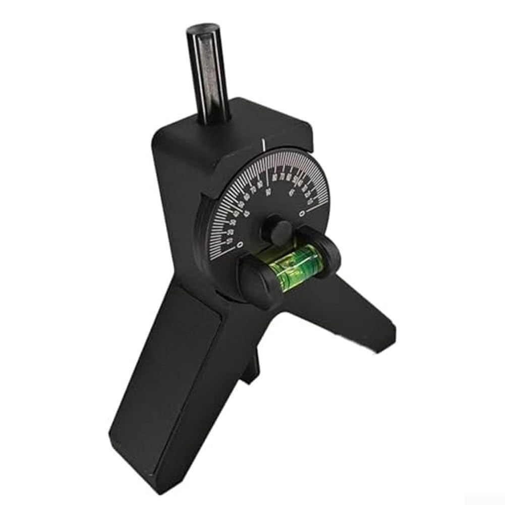 Cabezal de centrado magnético en forma de Y buscador de centro de tubería con escala ajustable y alineación precisa de nivel de burbuja, herramienta de instalación de tuberías, negro (45°)