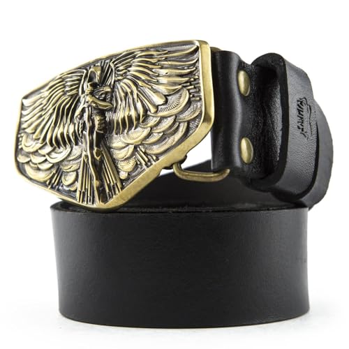 Leather belt with Archangel Michael belt buckle, Handmade Christian San Miguel belt buckle with leather belt for men and women4