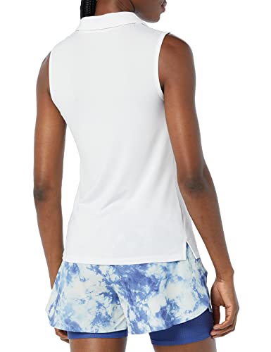 Amazon Essentials Women's Tech Stretch Tennis Tank, White, Large #TOP1