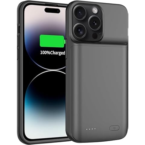 FLSTOR iPhone 15 7000mAh Battery Case Cover