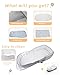Hishe Baby Travel Bassinet Portable Bassinets: Foldable Lightweight Travel Pod Infant Bassinet with Mosquito and Canopy Outdoor Newborn Essentials Gift