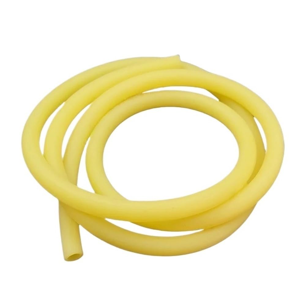 Tubo de goma hueco 5M, 300cm, 1M - Tubo de experimento de laboratorio amarillo flexible for uso eléctrico y de plomería(5metersx15mmx20mm)