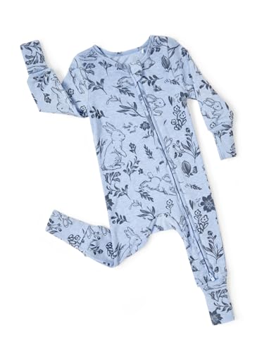 Image of PATPAT Baby Clothes with Premium Soft Wool, Footie Pajama for Baby Boy Girl, Tencel Lyocell Romper Sleeper with 2-Way Zipper