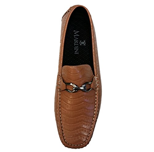 Mardini Men's Casual Shoe Loafer Italian Style Slip On (8 D(M), Tan)4