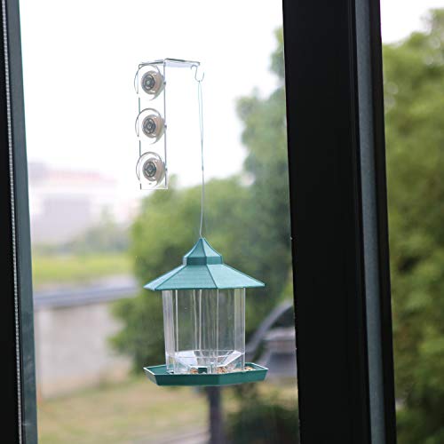 image for bestomo Suction Cup Window Hanger, Bird Feeder Hanger, Weather Proof, 