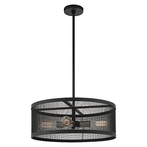 Image of Livex Lighting 4 Light Brushed Nickel Chandelier