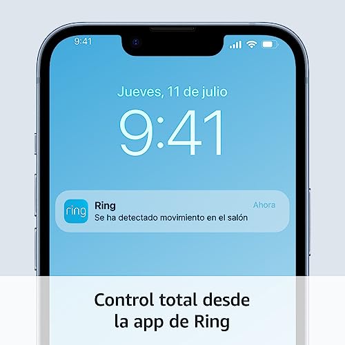 Miniatura 5 de Ring Cámara Interior Indoor Camera 2. Gen. Cable De Alimentación De 3 M Cámara De Vigilancia Wifi Con Enchufe Para Mascotas, Vídeo 1080p Hd, Cubierta De Privacidad Ring Protect 30 Días Gratis