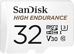 SanDisk 128GB High Endurance Video microSDXC Card with Adapter for Dash cam- C10, U3,V30,4K UHD,Micro SD Card-SDSQQNR-128G-GN6IA