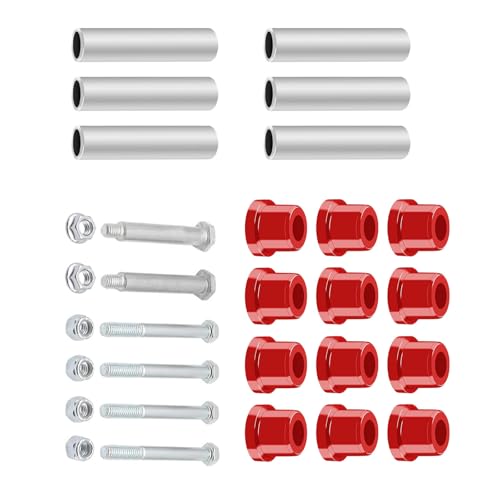 Kit bagues de ressort à lames pour chariot de golf en métal et polymère complet avec fixations