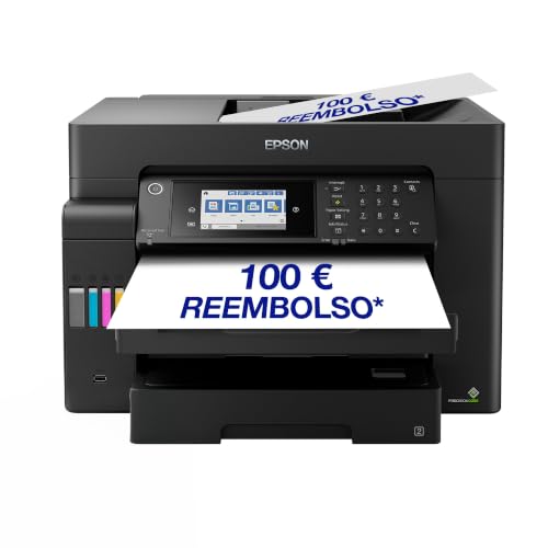 Epson Impresora multifunción EcoTank ET-16605 A3+ con depósito de Tinta, conexión Wi-Fi y fax